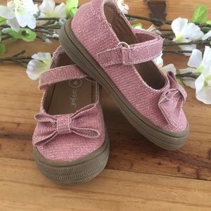 MaryJane Pink Shimmery Shoes